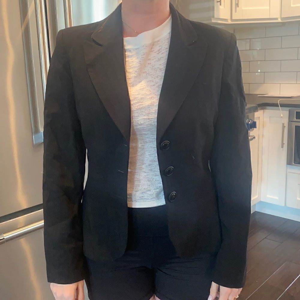 Black Milly Wool Blazer 